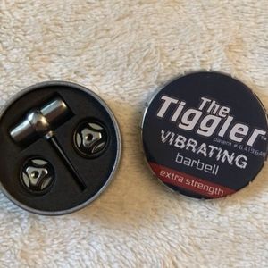 The Tiggler VIBRATING TONGUE RING BARBELL